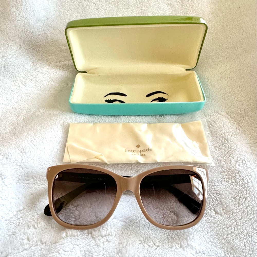 KATE SPADE Women’s Tan Oversized Sunglasses Danalyn
